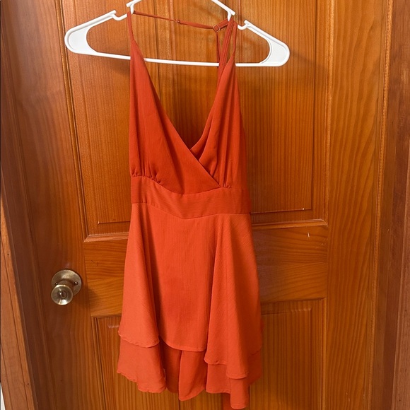 Source Unknown Dresses & Skirts - Burnt orange sleeveless romper size small